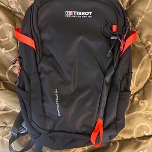 Tissot Black and Red Backpack